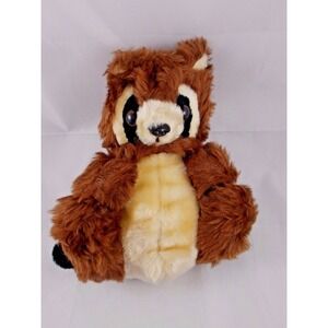 Raccoon Plush 10 Inch Lugene Corp 1982 Stuffed Animal Toy